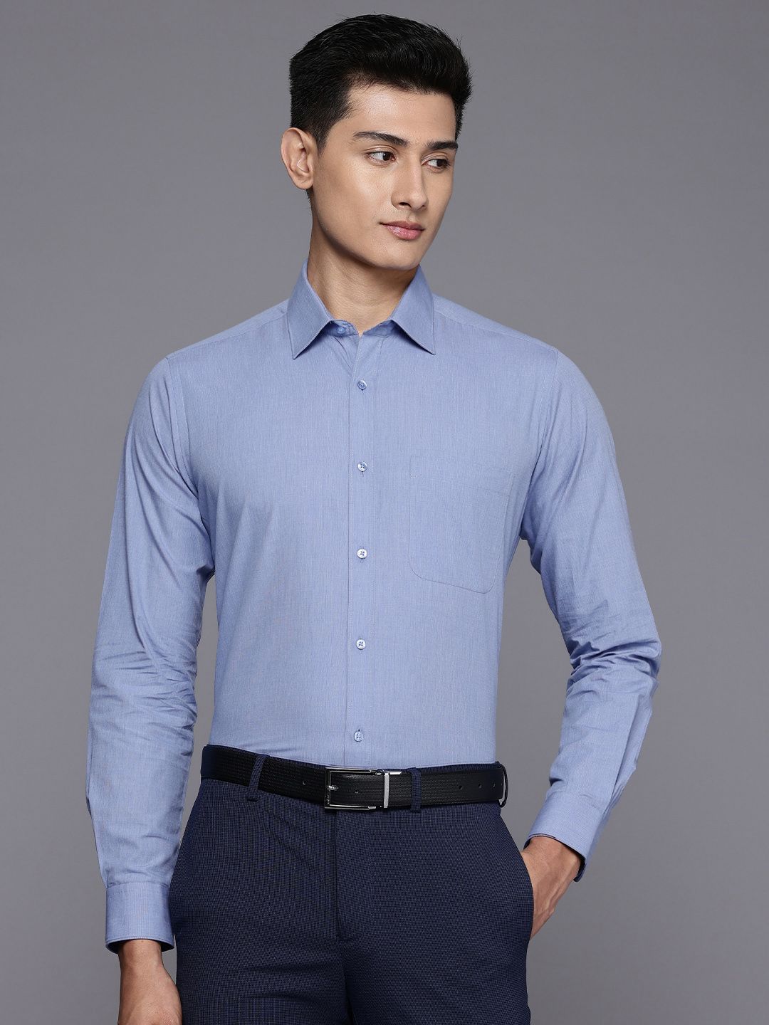 Raymond Pure Cotton Slim Fit Formal Shirt