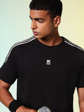 HRX by Hrithik Roshan Drop-Shoulder Sleeves Relaxed Fit Training T-shirt