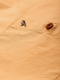 Mr Bowerbird Pure Cotton Tailored Fit Floral Embroidered Casual Shirt
