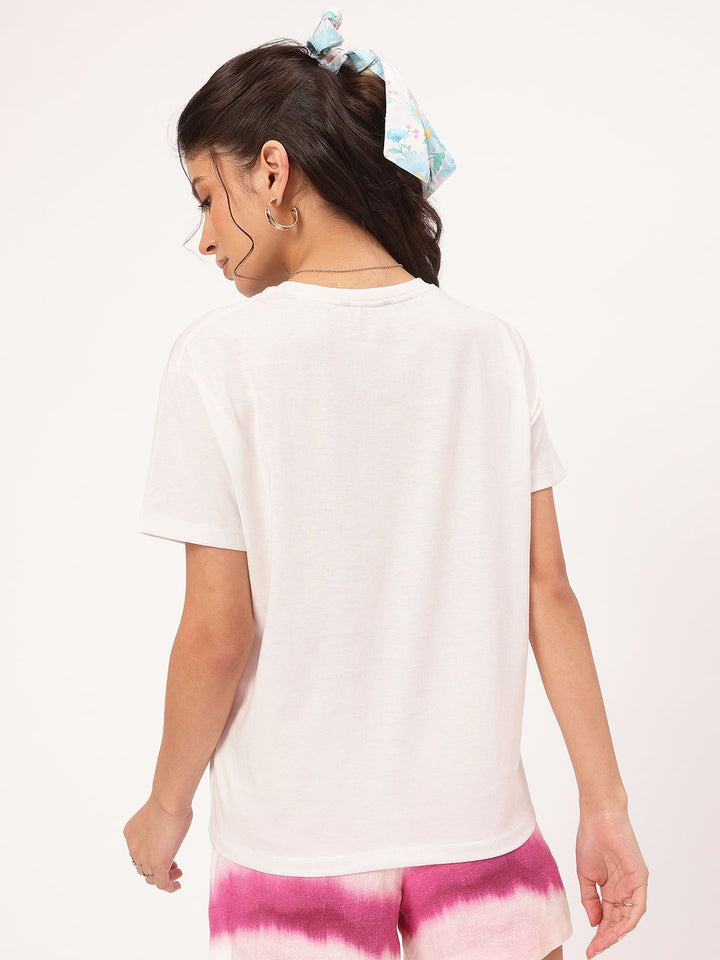 DressBerry Citrus Punk Style Printed Relaxed Fit T-shirt