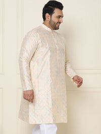 SOJANYA PLUS Geometric Embroidered Regular Straight Kurta