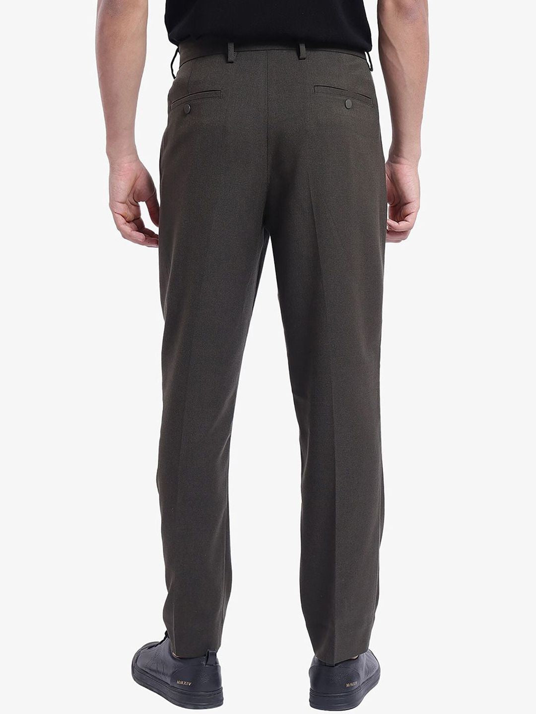 RARE RABBIT Men Loose Fit Regular Trousers