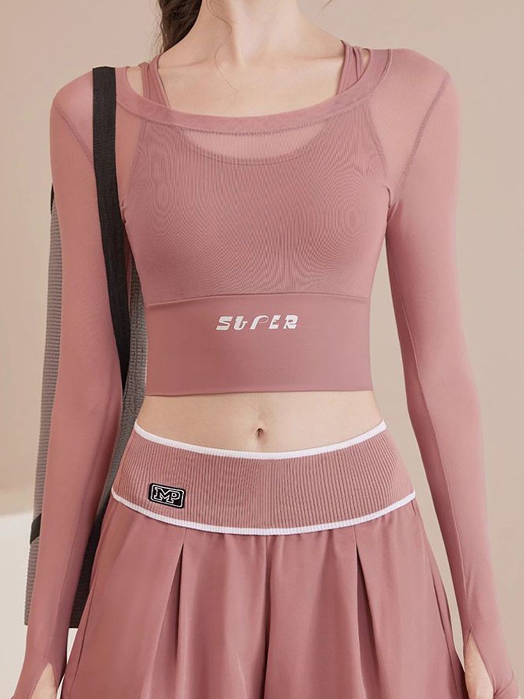 HRX by Hrithik Roshan Round Neck Top & Skirts Co-Ord Set