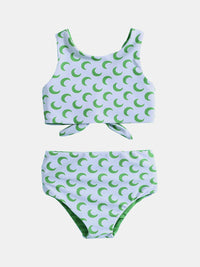 YK Girls Printed Swimset