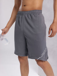 HRX by Hrithik Roshan Men Typography Print Detail Rapid-Dry Training Shorts