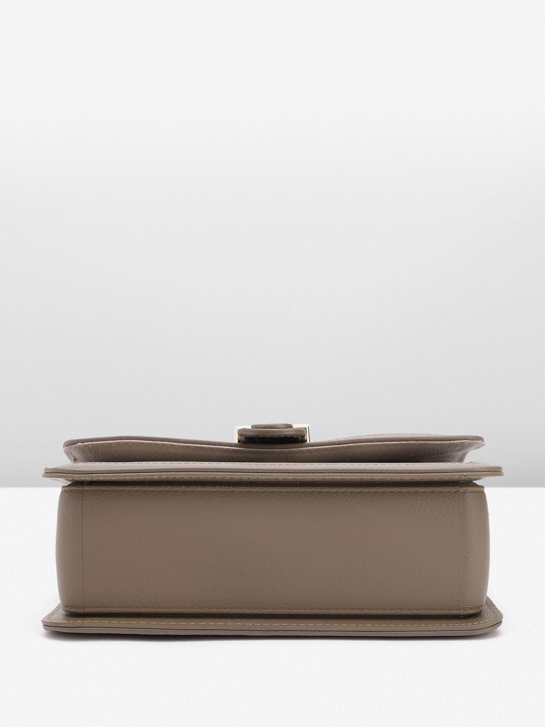 Lino Perros Floral Textured Structured Satchel Bag