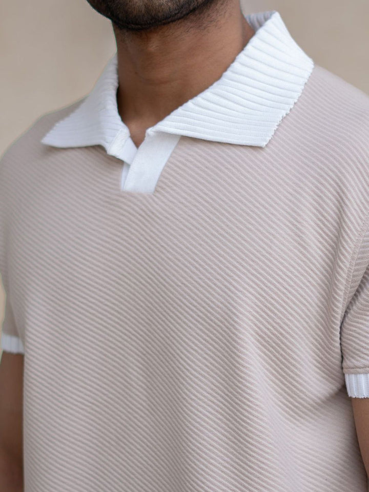 Powerlook Men Polo Collar T-shirt