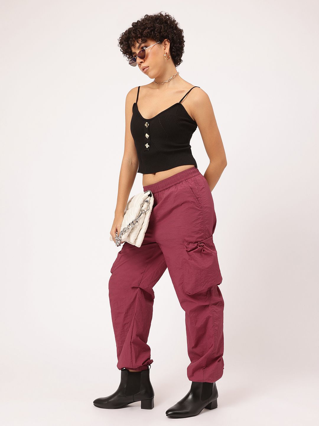 DressBerry Feminine Flair Strappy Textured Top