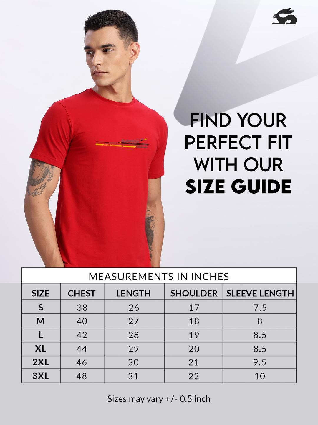 Tshirts Merah Lelaki ADRO