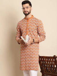 Motif Etnik Anouk Sulam Kolar Band Kapas Kurta Biasa