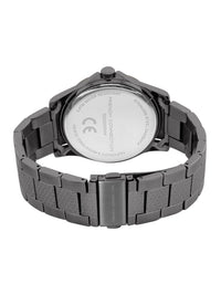 Sambungan Perancis Lelaki Dial & Gelang Keluli Tahan Karat Tali Analog Watch FCC03GNM