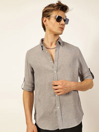 Thomas Scott Men Slim Fit Button-Down Collar Casual Shirt