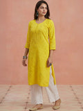 House of Chikankari Women Embroidered Chikankari Kurta