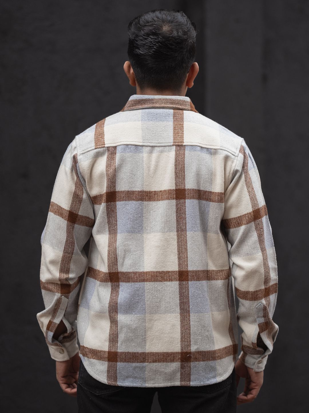 Powerlook Men Opaque Checked Casual Shirt