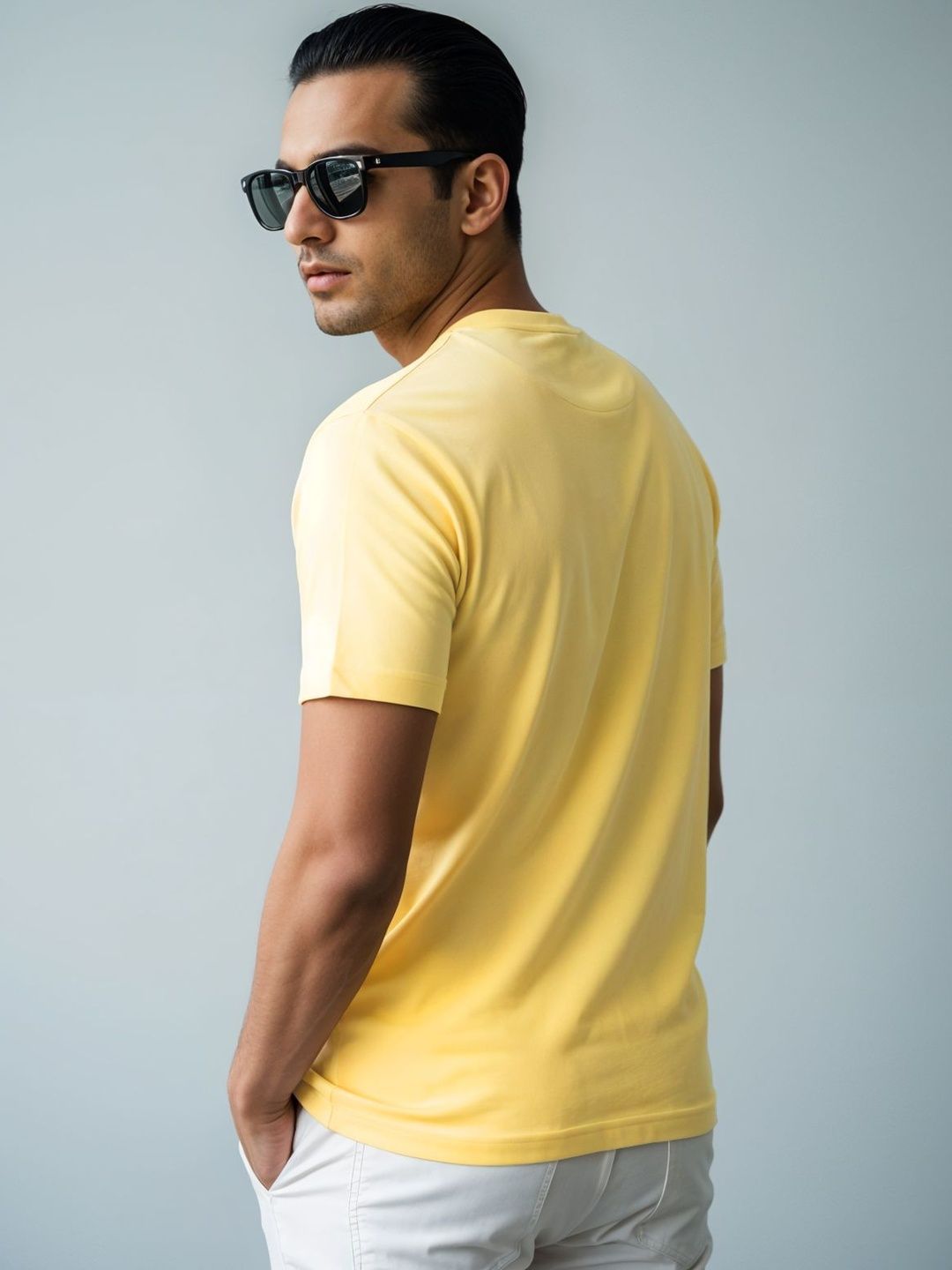 ADRO Short Sleeves Cotton Regular Fit T-shirt
