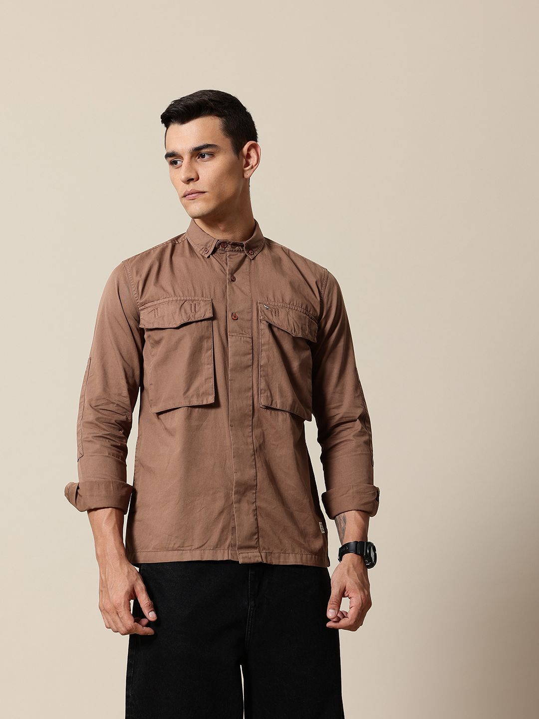 Mr Bowerbird Opaque Pure Cotton Casual Shirt