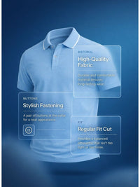 Baju-T Kolar Polo ADRO Lelaki