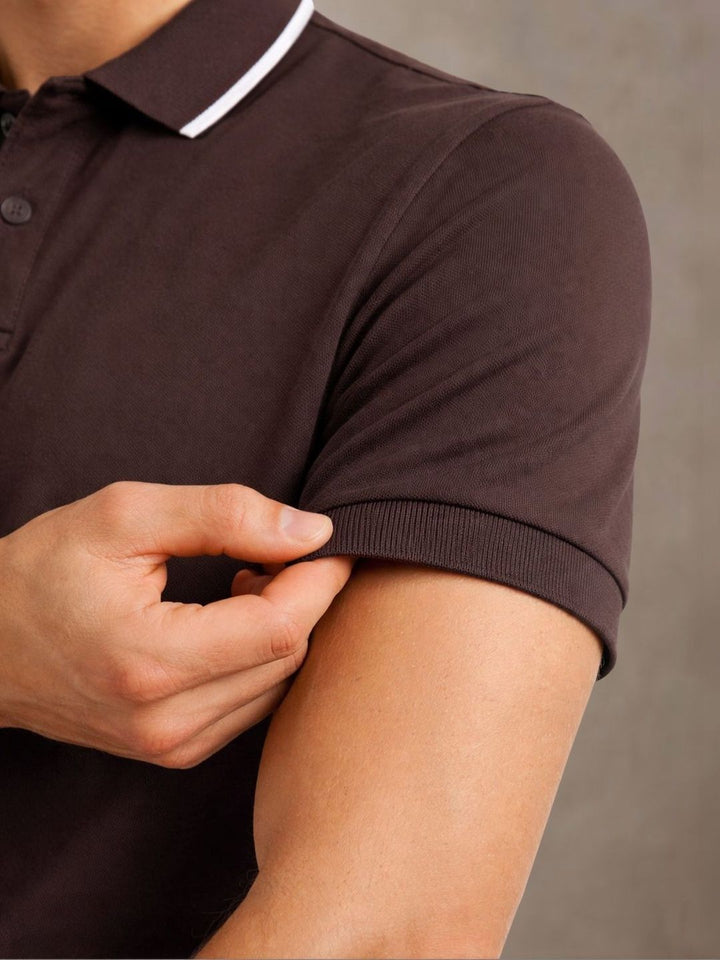 ADRO Men Polo Collar T-shirt