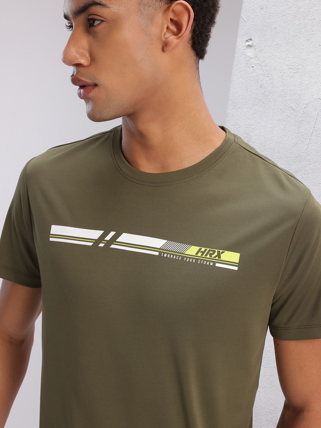 HRX by Hrithik Roshan Printed Rapid-Dry Training T-shirt