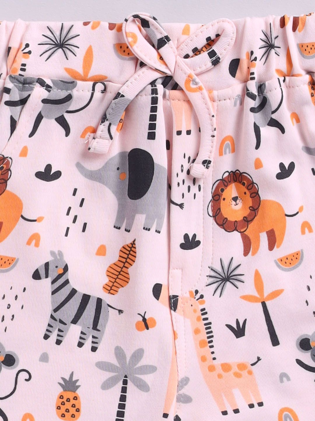 Moms Love Infant Boys Graphic Printed Pure Cotton Clothing Set