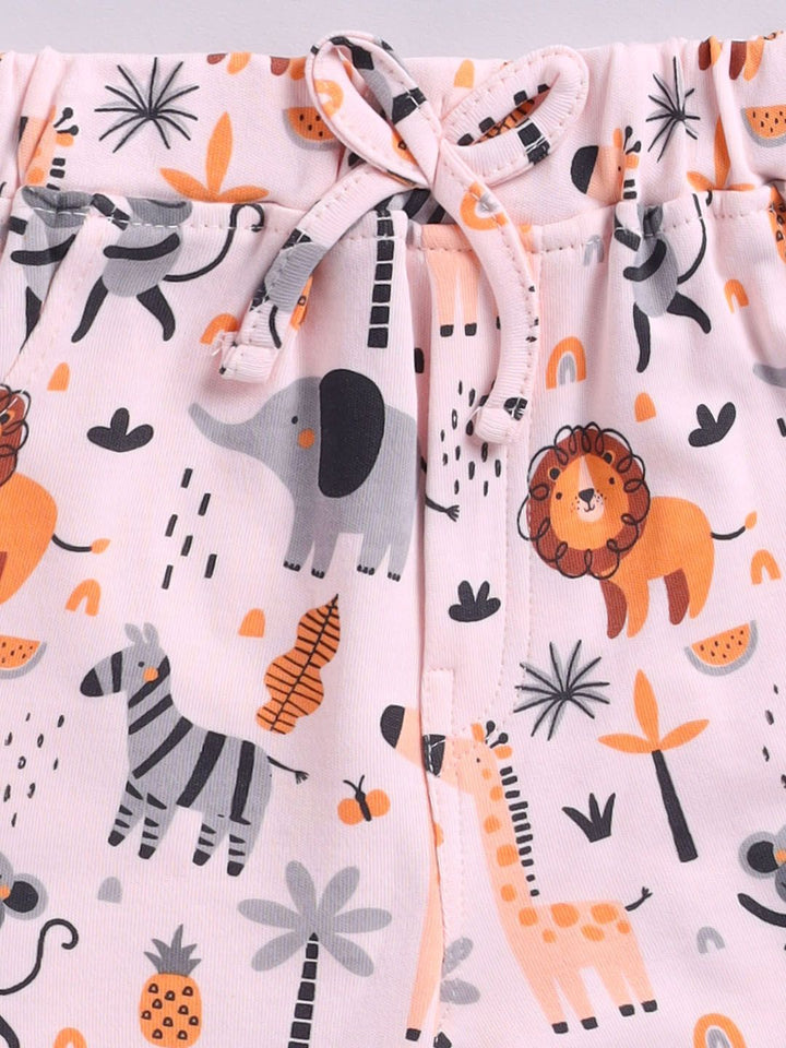 Moms Love Infant Boys Graphic Printed Pure Cotton Clothing Set