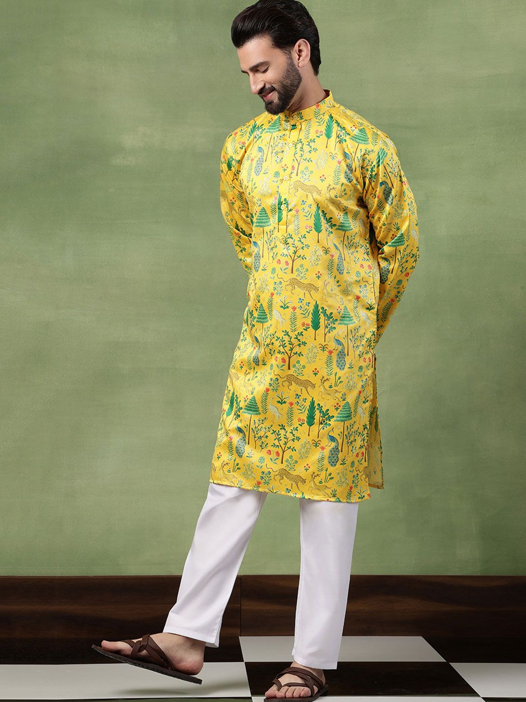 SOJANYA Men Printed Kurta
