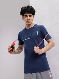 HRX by Hrithik Roshan Brand Logo Print Training T-shirt