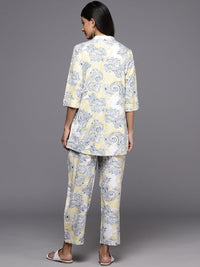 Libas Printed Ethnic Tunic with Trousers