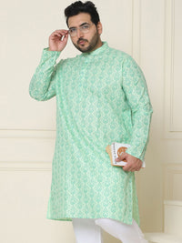 SOJANYA PLUS Men Plus Size Ethnic Motifs Printed Kurta