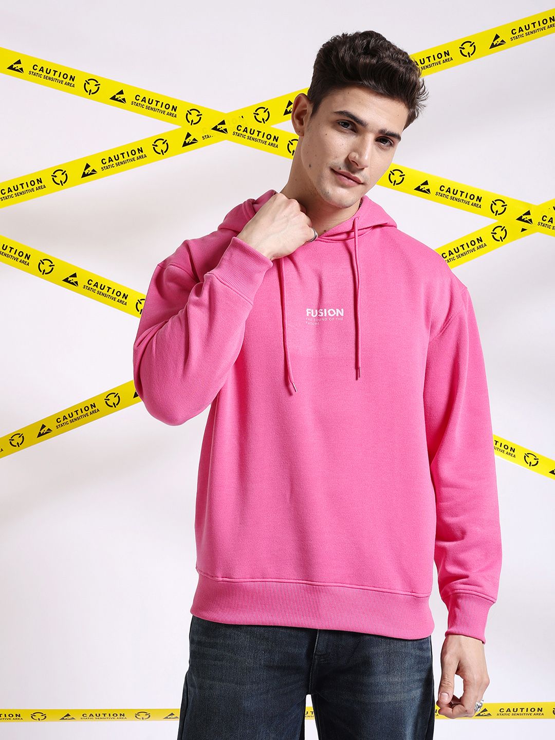 The Indian Garage Co Graphic Printed Hooded Pullover