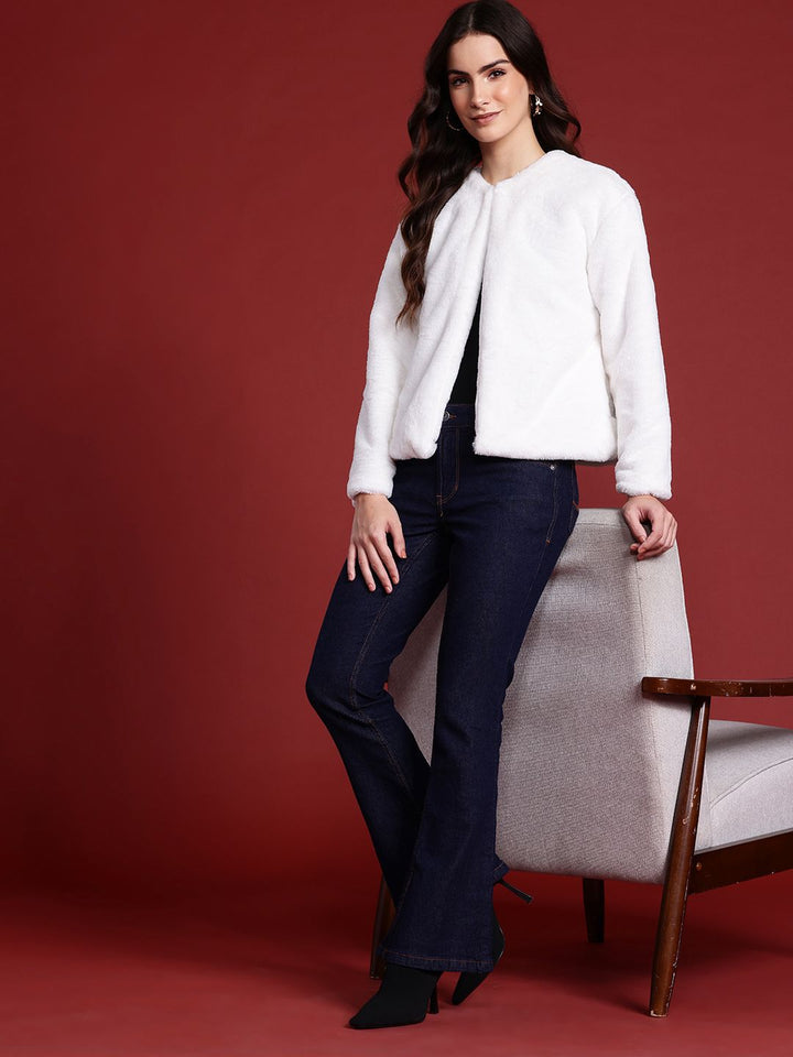 all about you Faux Fur Open Front Jacket