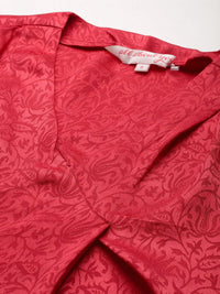 all about you Floral Design Wrap Detail Top