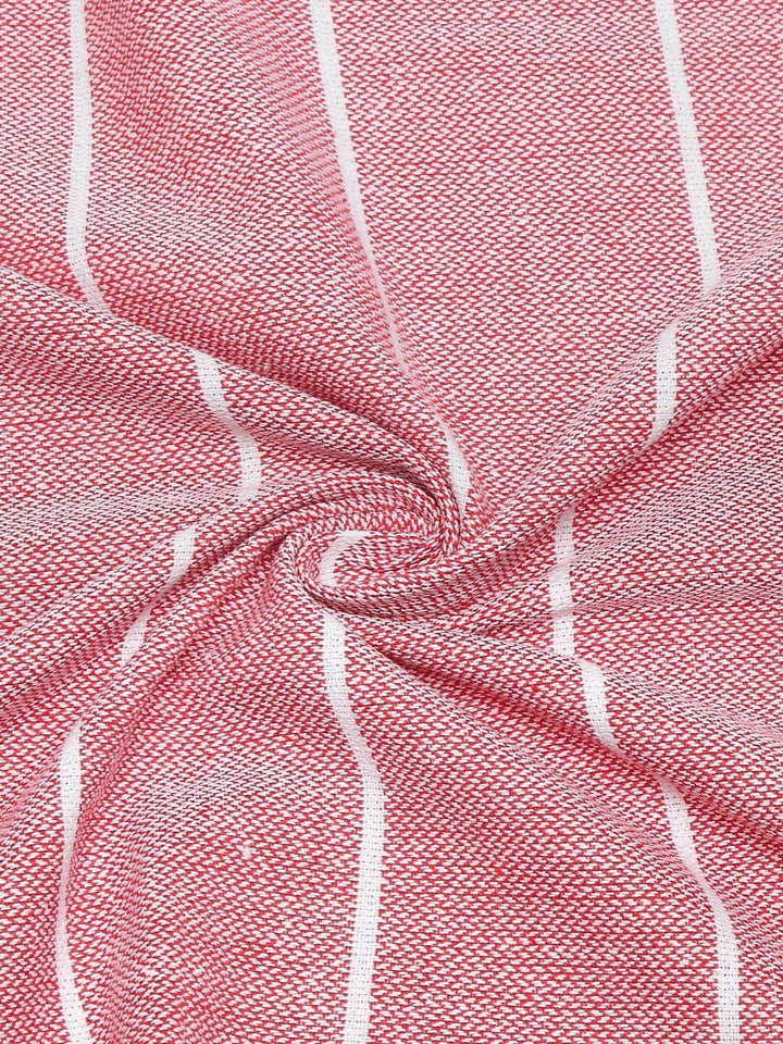 KLOTTHE Unisex Set of 4 Striped 210 GSM Bath Towels