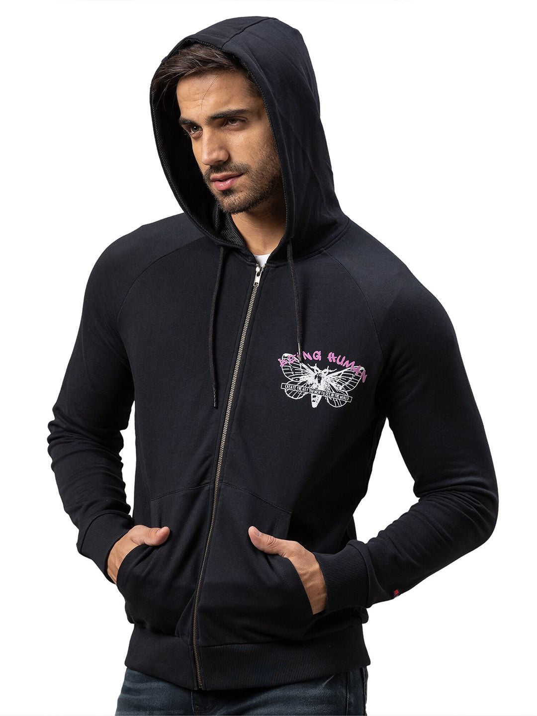 Being Human Men Black Sweatshirt