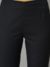 W Women Mid-Rise Regular Fit Cotton Trousers