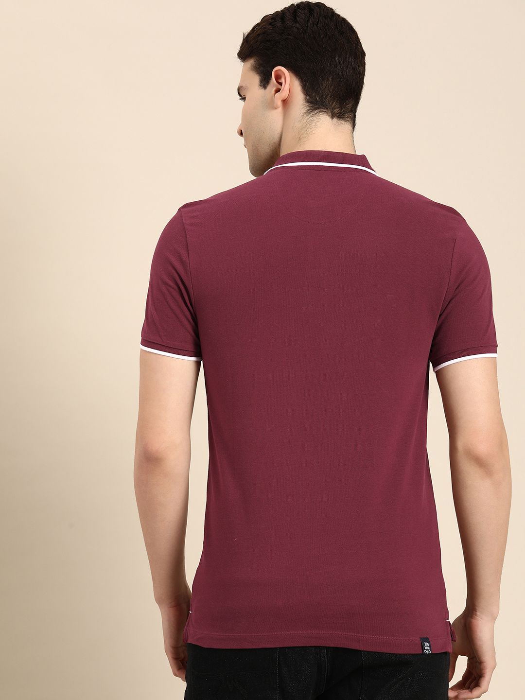 Being Human Polo Collar Pure Cotton T-shirt