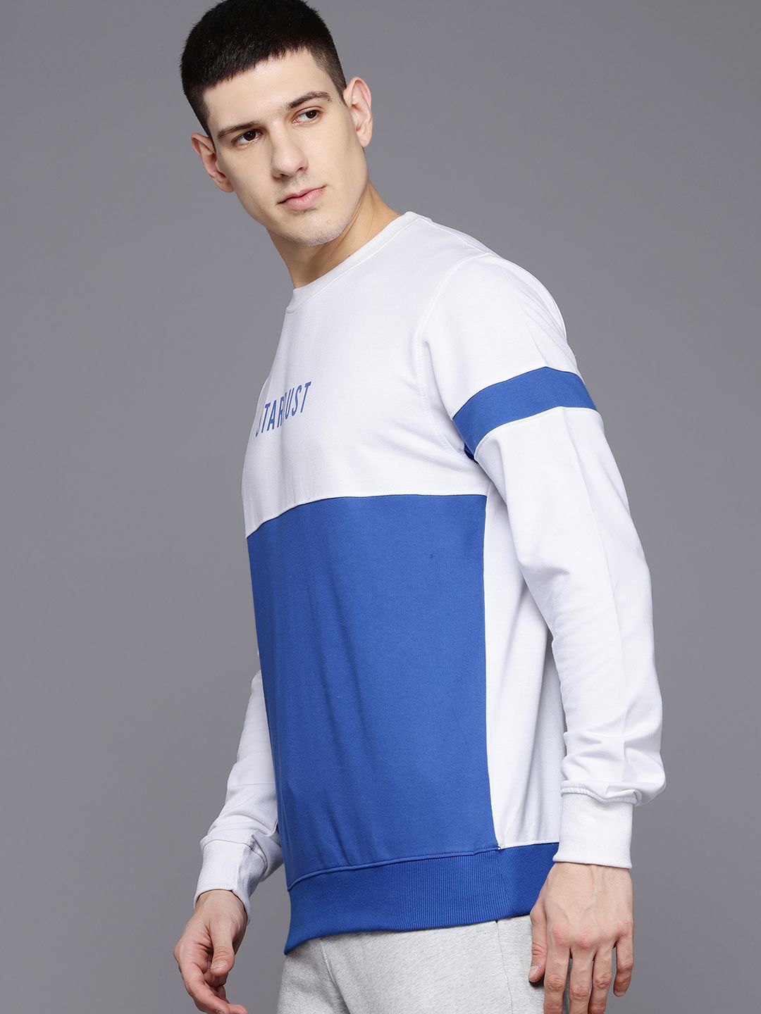 HRX by Hrithik Roshan Colourblocked Pullover Sweatshirt