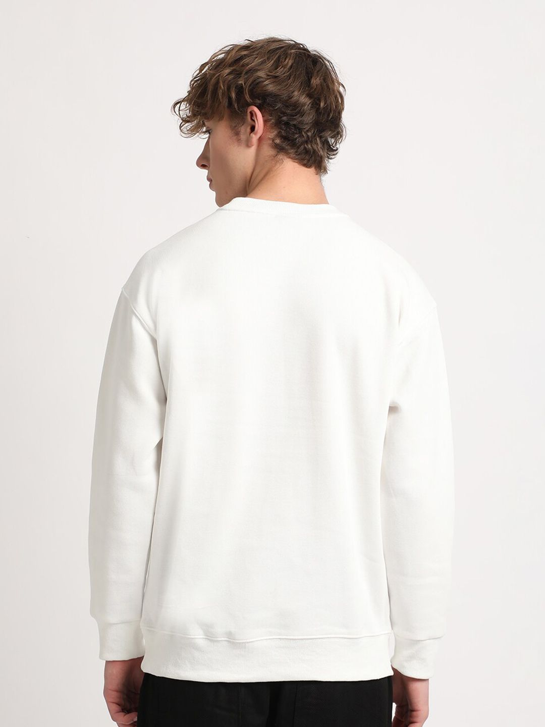 THE BEAR HOUSE Striped Round Neck Sweatshirt