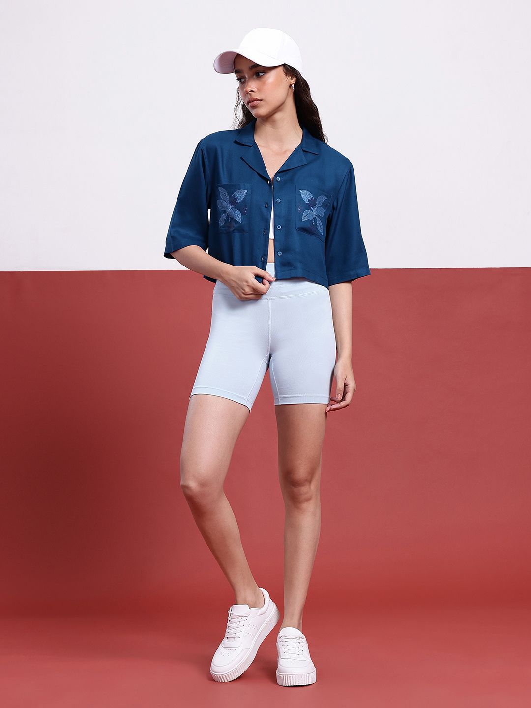DressBerry Edgy Aesthetics Printed Pocket Shirt