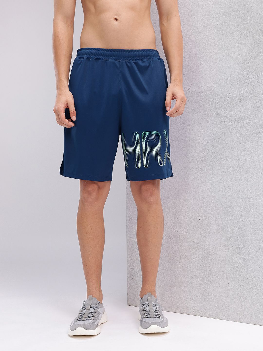 HRX by Hrithik Roshan Men Printed Rapid-Dry Training  Shorts