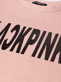STREET 9 Women Pink & Black Printed Sweatshirt