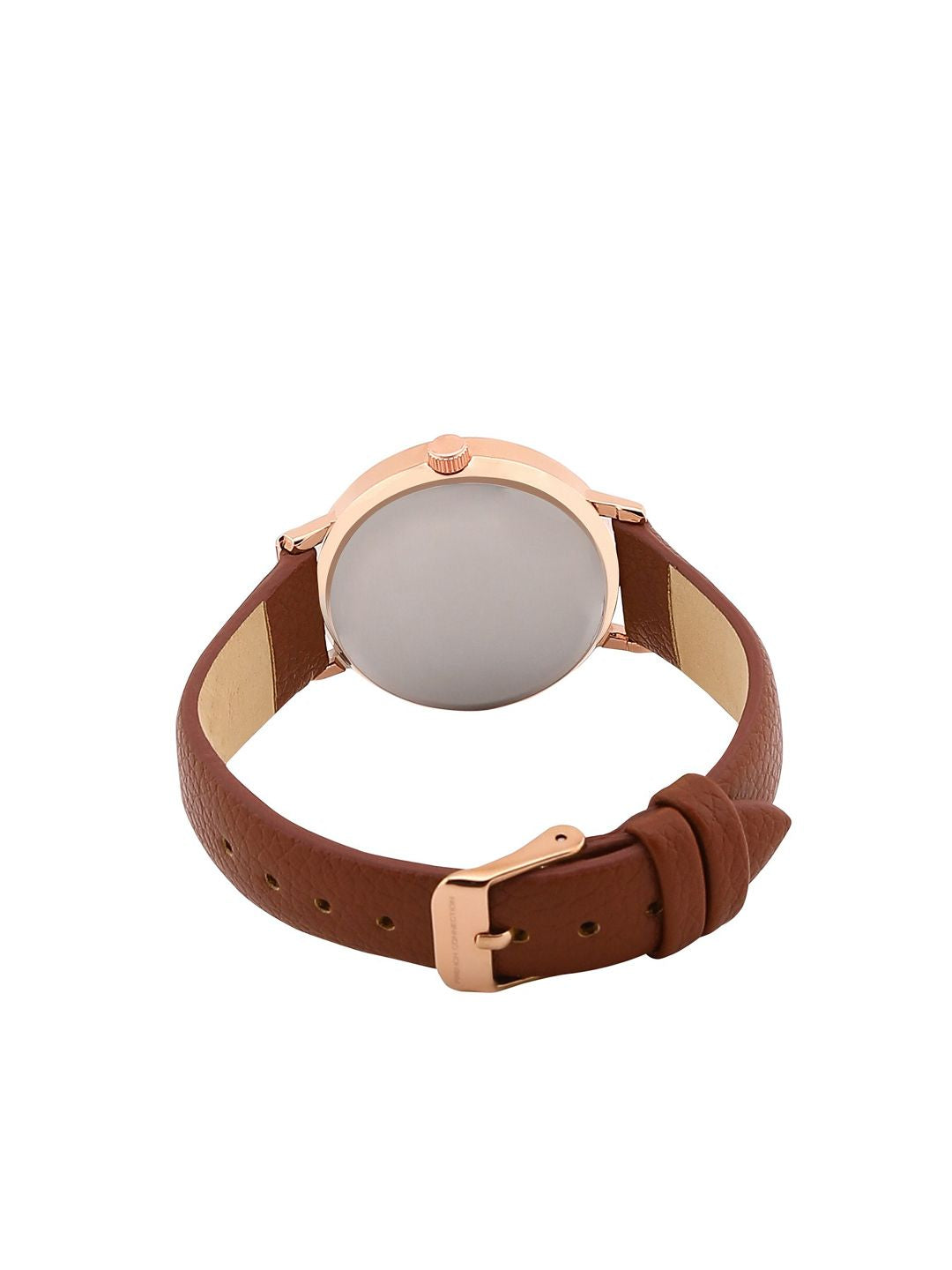 Perancis Sambungan Wanita Dail & Kulit Tali Analog Watch