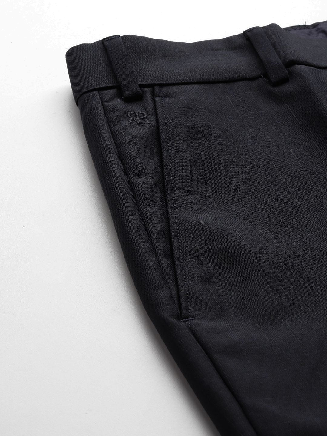 Raymond Men Checked Slim Fit Trousers