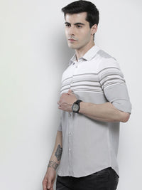 The Indian Garage Co Men Striped Casual Shirt