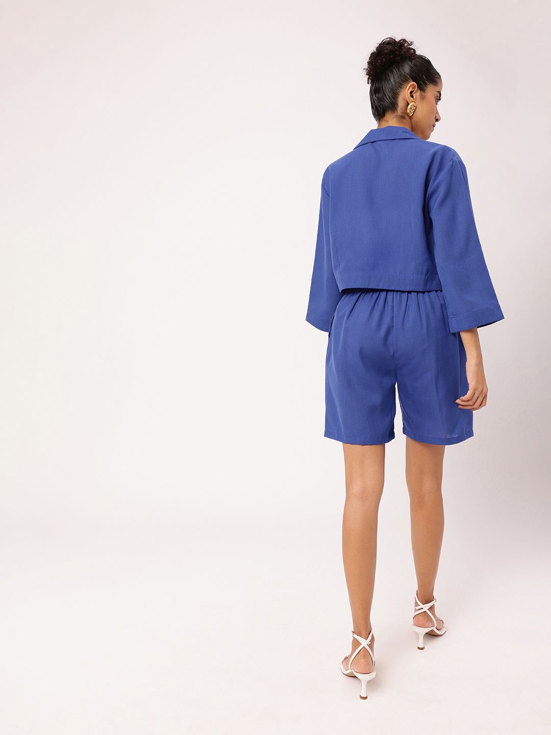 K-Street Style Co-ordinated Cool Crop Top And Shorts Co-Ords