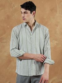 Stripes Oversized Casual Shirt