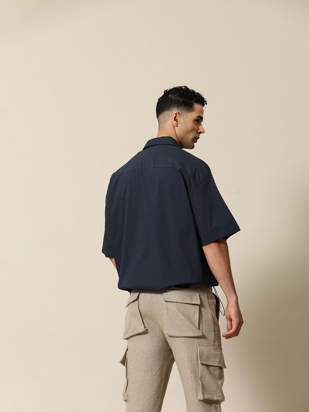 Mr Bowerbird Solid Oversized Casual Shirt