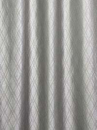 Cortina Grey Set of 2 Embossed Abstract Printed Door Curtains