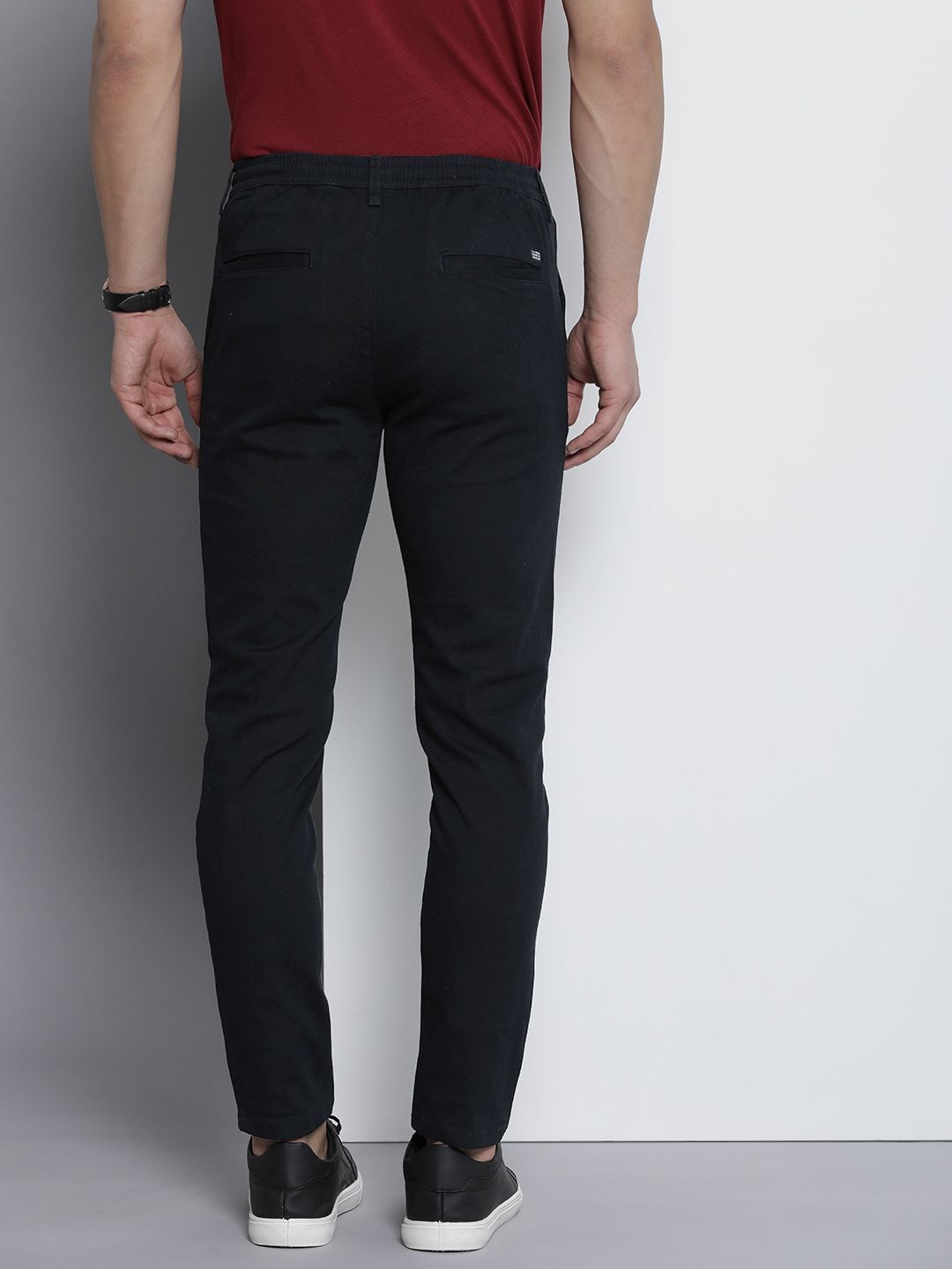 The Indian Garage Co Men Slim Fit Joggers Trousers