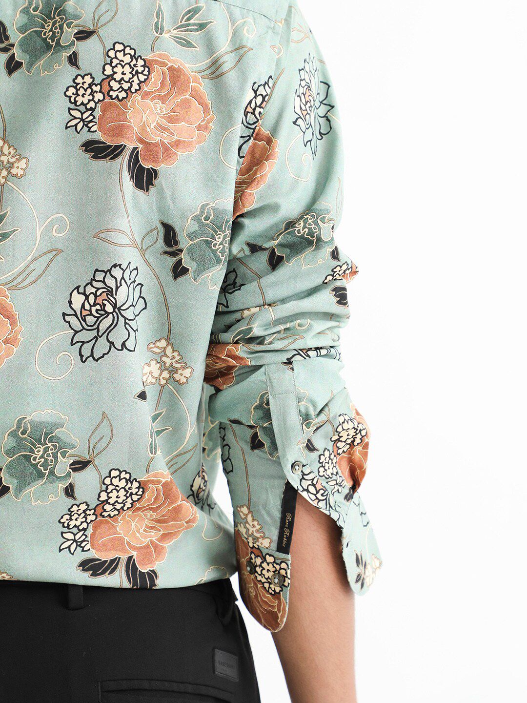 RARE RABBIT Men Nord Regular Fit Floral Printed Cotton Shirt